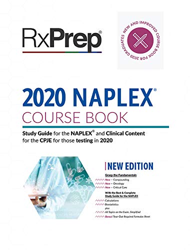 RxPrep's 2020 Course Book for Pharmacist Licensure Exam Preparation - Click to Buy