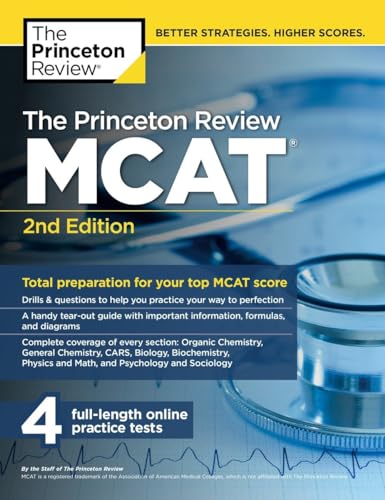 The Princeton Review MCAT, 2nd Edition: Total Preparation for Your Top MCAT Score (Graduate School Test Preparation) - Click to Buy