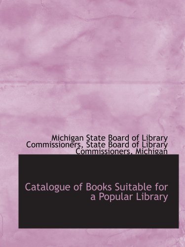 Catalogue of Books Suitable for a Popular Library - Click to Buy