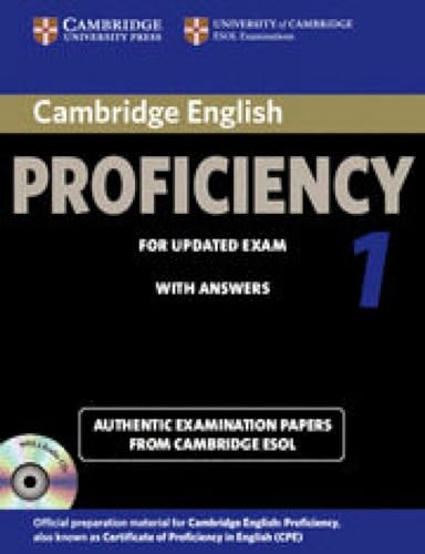 Cambridge English Proficiency 1 for Updated Exam Self-Study Pack (Student's Book with Answers and Audio CDs (2)): Authentic Examination Papers from Cambridge ESOL