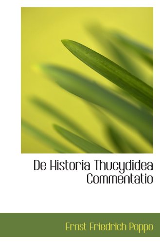 De Historia Thucydidea Commentatio
