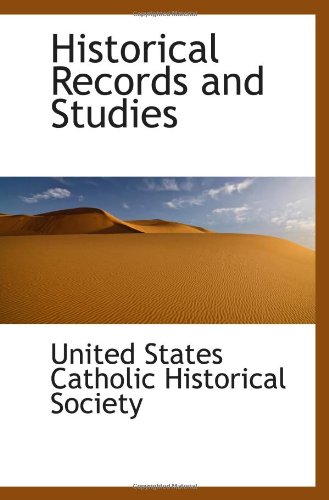 Historical Records and Studies - Click to Buy