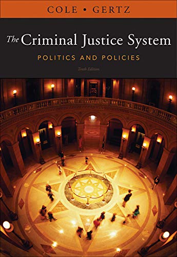 The Criminal Justice System: Politics and Policies - Click to Buy