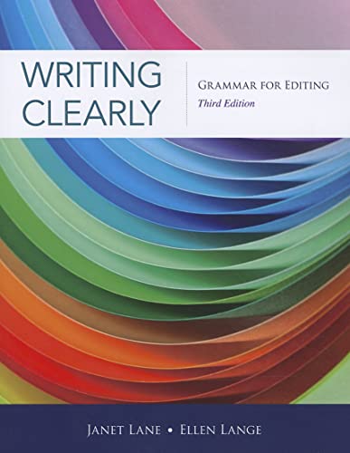 Writing Clearly: Grammar for Editing - Click to Buy