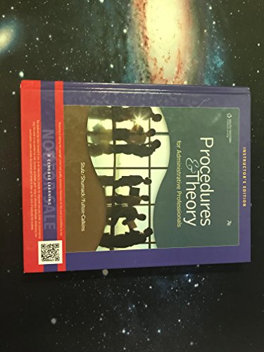 Procedures & Theory for Administrative Professionals - Click to Buy