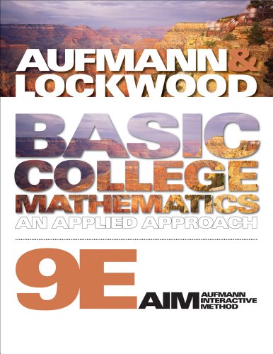 Bundle: Basic College Mathematics: An Applied Approach, 9th + CourseMate Printed Access Card - Click to Buy