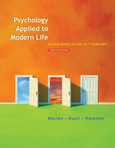 Bundle: Psychology Applied to Modern Life: Adjustment in the 21st Century, 10th + WebTutor™ ToolBox for Blackboard Printed Access Card - Click to Buy