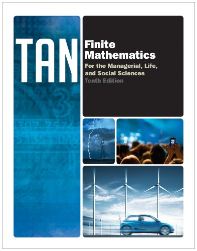 Bundle: Finite Mathematics for the Managerial, Life, and Social Sciences, 10th + WebAssign - Start Smart Guide for Students + WebAssign Printed Access ... and Social Sciences, 10th Edition, Single-T - Click to Buy