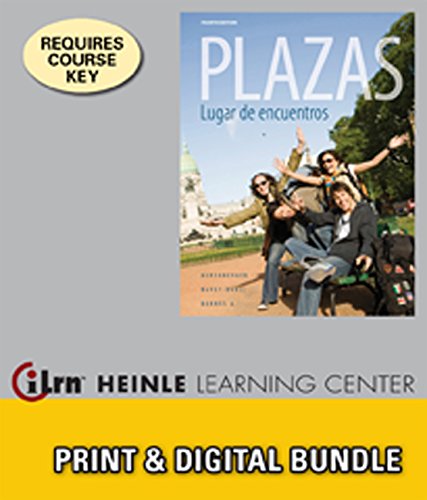 Bundle: Plazas, 4th + iLrn Heinle Learning Center Printed, 3 terms (18 months) Access Card - Click to Buy