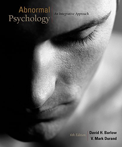 Cengage Advantage Books: Abnormal Psychology: An Integrative Approach - Click to Buy