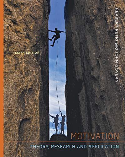 Motivation: Theory, Research, and Application - Click to Buy