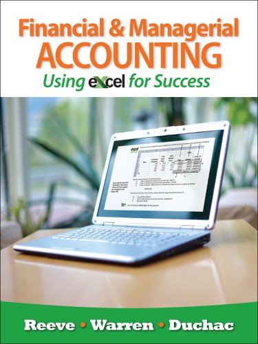 Bundle: Financial and Managerial Accounting Using Excel for Success + Essential Resources: Excel Tutorials Printed Access Card + WebTutor™ ToolBox for Blackboard 2-Semester Printed Access Card - Click to Buy
