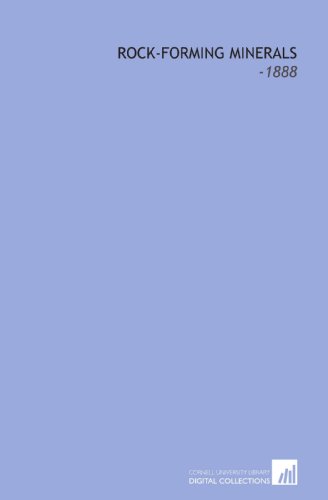 Rock-Forming Minerals: -1888 - Click to Buy