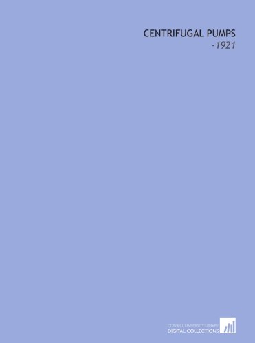 Centrifugal Pumps: -1921 - Click to Buy