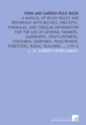 Farm and garden rule-book - Click to Buy