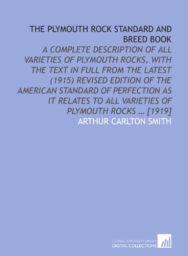 The Plymouth Rock standard and breed book