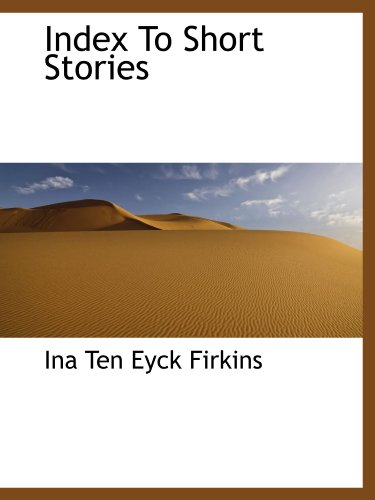 Index To Short Stories - Click to Buy