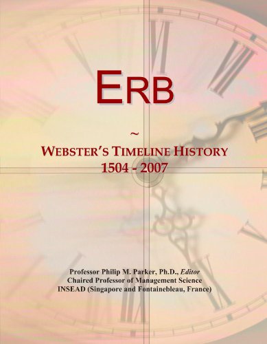 Erb: Webster's Timeline History, 1504 - 2007 - Click to Buy