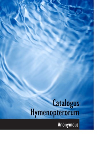 Catalogus Hymenopterorum - Click to Buy