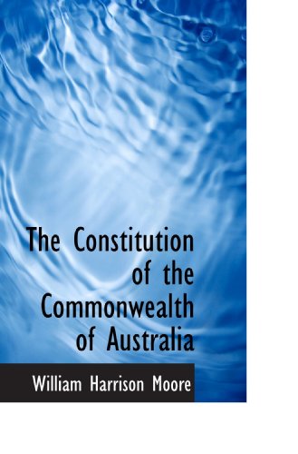 The Constitution of the Commonwealth of Australia