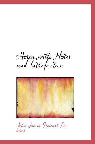 Hosea,with Notes and Introduction - Click to Buy