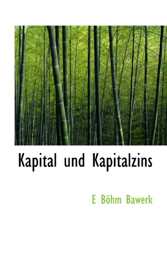 Kapital und Kapitalzins - Click to Buy