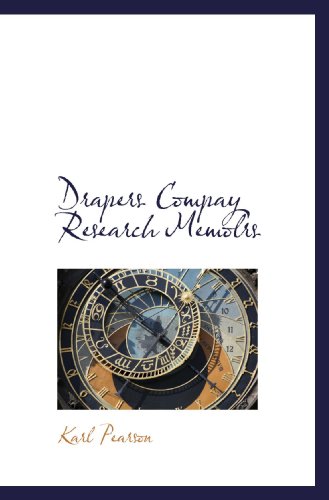 Drapers Compay Research Memolrs - Click to Buy