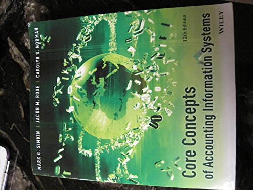 Core Concepts of Accounting Information Systems - Click to Buy