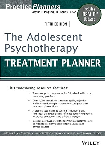 The Adolescent Psychotherapy Treatment Planner - Click to Buy