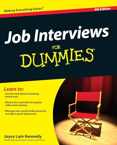 Job Interviews For Dummies - Click to Buy