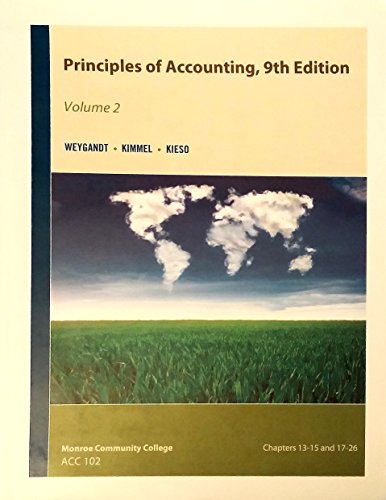 Principles of Accounting, 9th Edition, Volume 2 - Click to Buy