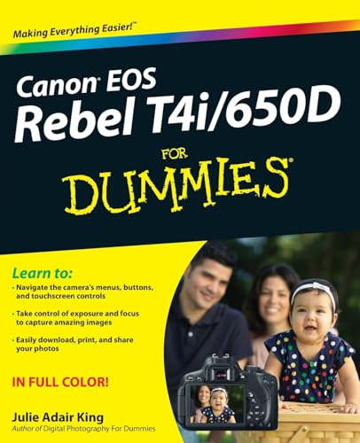 Canon EOS Rebel T4i/650D For Dummies - Click to Buy