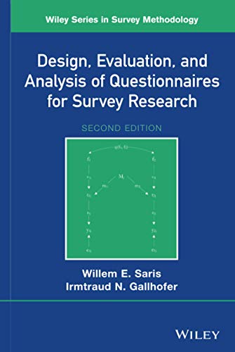 Design, Evaluation, and Analysis of Questionnaires for Survey Research, 2nd Edition - Click to Buy