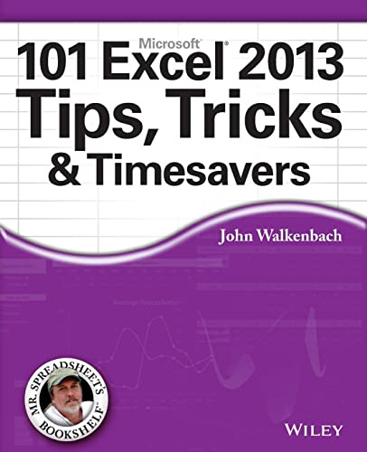 101 Excel 2013 Tips, Tricks and Timesavers - Click to Buy