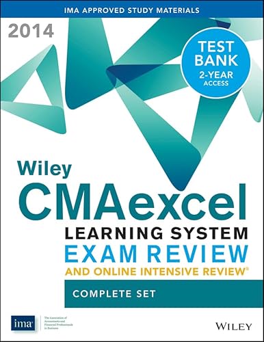 Wiley CMAexcel Learning System Exam Review and Online Intensive Review 2014 + Test Bank Complete Set (Wiley CMA Learning System) - Click to Buy