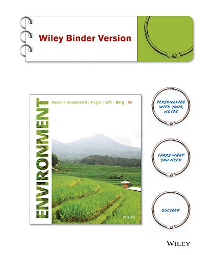 Environment, 9e Binder Ready Version + WileyPLUS Learning Space Registration Card