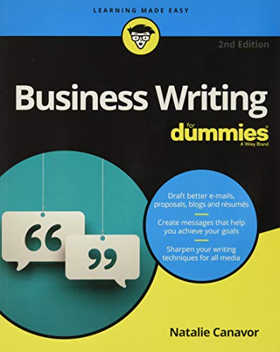 Business Writing For Dummies - Click to Buy