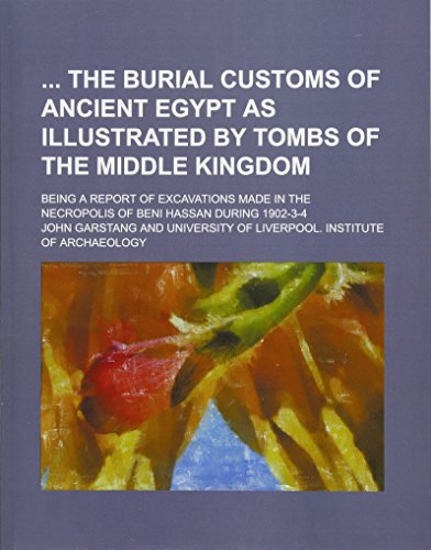 The Burial Customs of Ancient Egypt as Illustrated by Tombs of the Middle Kingdom; Being a Report of Excavations Made in the Necropolis of Beni Hassan - Click to Buy