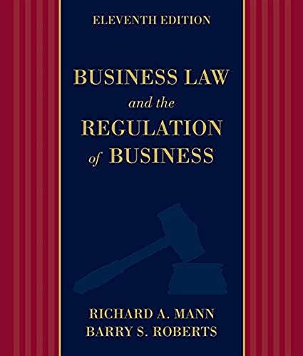 Business Law and the Regulation of Business - Click to Buy