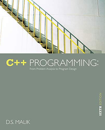 C++ Programming: From Problem Analysis to Program Design - Click to Buy