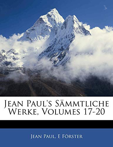 Jean Paul's Sammtliche Werke, Erster Band - Click to Buy