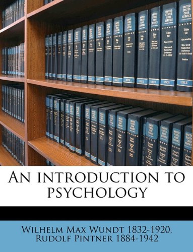 An Introduction to Psychology - Click to Buy