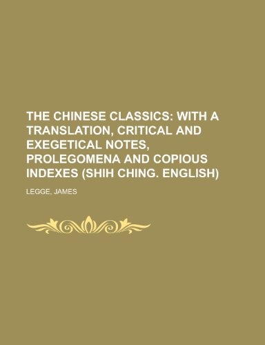 The Chinese Classics Volume 1 - Click to Buy