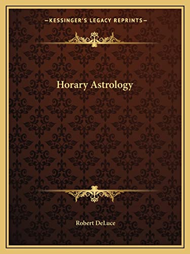 Horary Astrology - Click to Buy