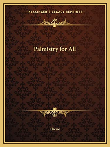 Palmistry for All - Click to Buy