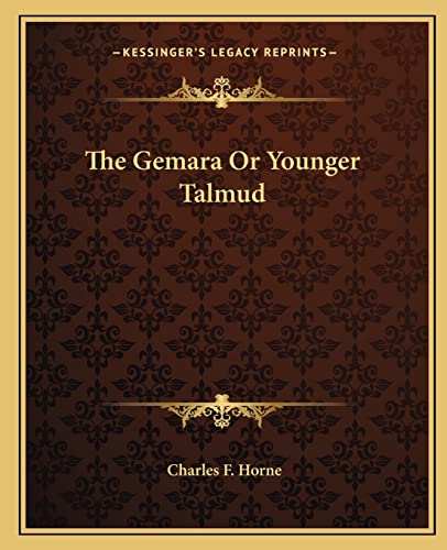 The Gemara Or Younger Talmud - Click to Buy