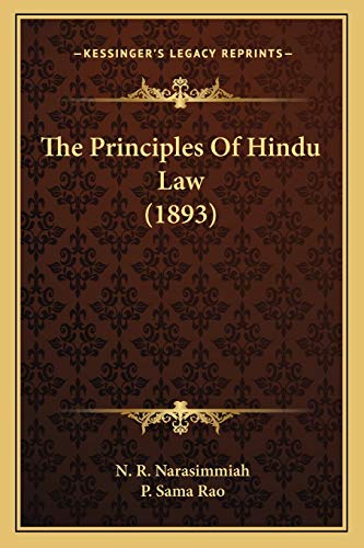 The Principles Of Hindu Law (1893) - Click to Buy