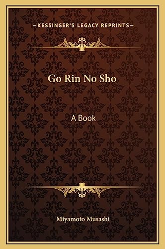 Go Rin No Sho: A Book - Click to Buy