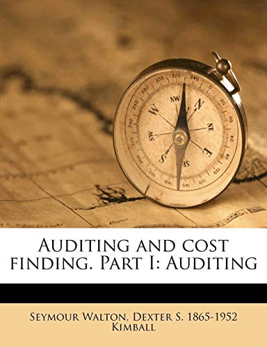 Auditing and cost finding. Part I: Auditing