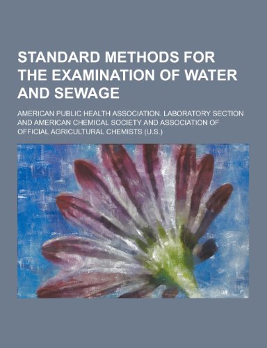 Standard Methods for the Examination of Water and Sewage - Click to Buy